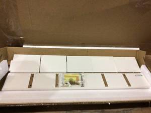 30 in. H White MDF 5-Tier Decorative Wall Shelf&nbsp&nbspCustomer Returns See Pictures