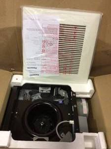 Panasonic WhisperCeiling Bathroom Fan 290 CFM&nbsp&nbsp&nbspCustomer Returns See Pictures