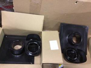 Roof Vent Kit, Bath and Dryer in Black&nbsp&nbsp&nbspCustomer Returns See Pictures