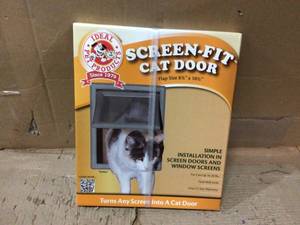 Ideal Pet 8.875 in. x 10.5 in. Medium Screen Fit Dog and Pet Door for Screen Door&nbsp&nbsp&nbspCustomer Returns See Pictures