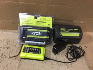 RYOBI 40V Lithium-Ion 6.0 Ah High Capacity Battery&nbsp&nbsp&nbspCustomer Returns See Pictures