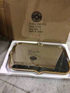 Stratton Home Dcor S23701 Mirror, 24.00W X 0.78D X 36.00H, Antique Gold&nbsp&nbspCustomer Returns See Pictures