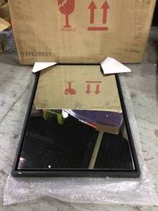 Medium Rectangle Black Modern Mirror (36 in. H x 24 in. W)&nbsp&nbsp&nbspCustomer Returns See Pictures