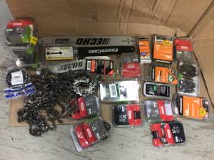 MIX LOT OF Oregon AdvanceCut Saw Chain 18 in. 2 pack, 0.050 Gauge 38 in. Low Profile Pitch Chainsaw Chain, 62 Drive Links Various Sizes and Conditions&nbsp Customer Returns See Pictures