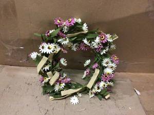 National Tree Company 22 in. Sunflower Wreath&nbsp&nbspCustomer Returns See Pictures