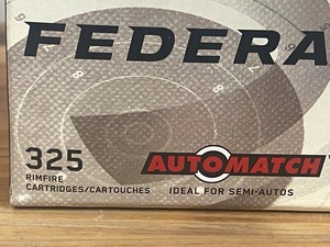 (325) Rounds Federal Auto Match Target .22LR