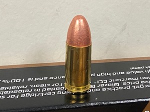 (50) Rounds Blazer Brass 9mm-Luger
