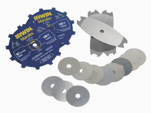 lot 23 image: IRWIN Marples 8-in 12-Tooth Carbide Dado Circular Saw Blade