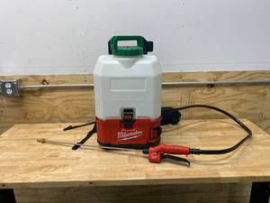 lot 47 image: MILWAUKEE M18 18-Volt 4 Gal. Lithium-Ion Cordless Switch Tank Backpack Pesticide Sprayer (Tool-Only)