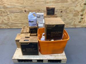 lot 49 image: Pallet of Various Cleaning ProductsHand Sanitizing Soap etc...