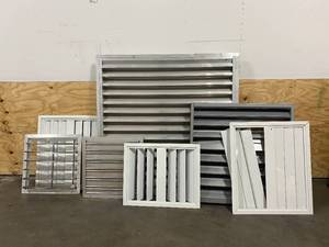 lot 115 image: Lot of Various Sized Intake Louvers