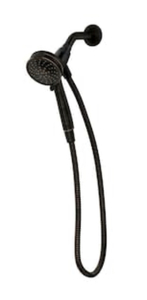 lot 17 image: MOEN Attract with Magnetix 6-Spray 3.75 in. Single Wall Mount Handheld Adjustable Shower Head in Mediterranean Bronze