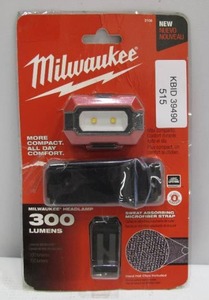 lot 515 image: Milwaukee 300 Lumens LED Headlamp