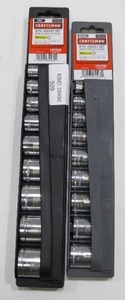 lot 509 image: Craftsman 18-Piece Metric and Standard SAE 38 Drive Socket Sets