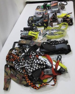 lot 552 image: Lot of Ratchet Straps, Tie-Downs, and Bungee Cords