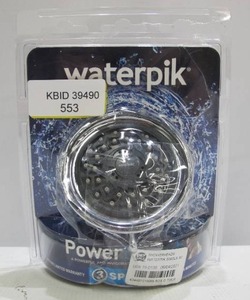 lot 553 image: Waterpik 3-Spray 3.25 in. Showerhead in Chrome
