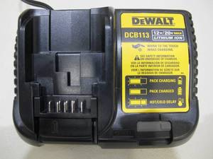 lot 583 image: Dewalt DCB113 12V - 20V Max Li-Ion Charger