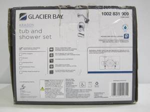 lot 584 image: Glacier Bay Aragon Single-Handle 1-Spray Tub and Shower Faucet in Chrome (Valve Included)
