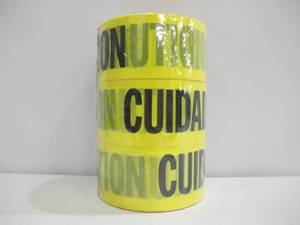 lot 599 image: Empire 3 in. x 1000 ft. Caution Tape (3-Pack)