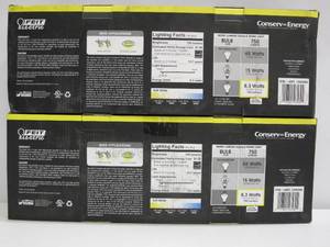 lot 605 image: 2 Boxes Feit Electric Dimmable Led BR 30 Flood 65W Soft White, (12 Bulbs Total)