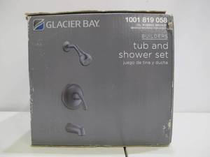 lot 610 image: Glacier Bay Builders Single-Handle 1-Spray Tub and Shower Faucet in Bronze