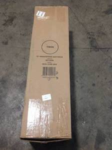 lot 28 image: MODWAY Jenna 10in. Medium Innerspring Tight Top Twin Mattress (new)