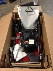lot 30 image: Toro Recycler 22 in. Briggs & Stratton High Wheel Variable Speed Gas Walk Behind Self Propelled Lawn Mower with Bagger (new) review pictures