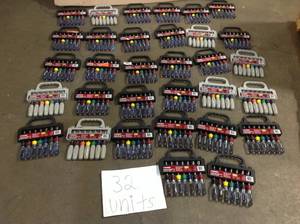 lot 36 image: Small Lot of 7-piece nut driver sets (review all pictures) 32 units total