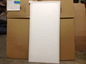 lot 14 image: Simply Conserve 50-Watt 2 ft. x 4 ft. White Integrated LED Flat Panel 4000K (4-Pack) 2 boxes total review pictures