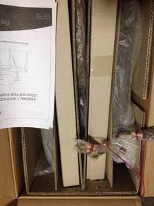 lot 16 image: Coaster Home Furnishings Malone Grey and Dark Walnut Dining Side Chairs (Set of 2) (good condition) review pictures