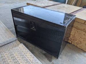 lot 901 image: Steel Underbody Toolbox - Measures about 38 x 22 x 18 - NO SHIPPING