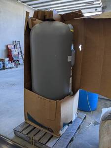 lot 915 image: NEW Rheem Marathon 85 Gallon Electric Water Heater - Model MRG85245 - NO SHIPPING
