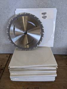 lot 951 image: Lot of (14) 7-14 Wood Saw Blades - 58 Arbor - SHIPPING AVAILABLE