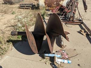 lot 891 image: 36 Diameter Auger Bit - NO SHIPPING
