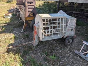 lot 880 image: Electric Cement  Mortar Mixer - Untested - NO SHIPPING