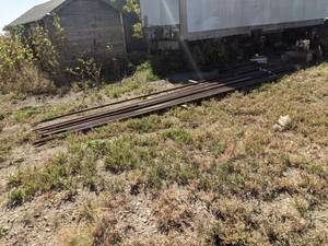 lot 876 image: Lot of about (20) 1-12 ID Steel Pipe - Each is about 21 Long - NO SHIPPING