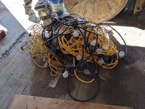 lot 861 image: Large Lot of Temporary Lighting - Unsure of working condition - NO SHIPPING