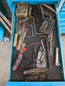 lot 727 image: Large Lot of Allen Wrenches and Files - Drawer NOT Included - SHIPPING AVAILABLE