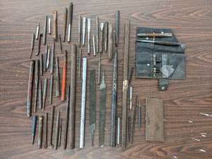 lot 736 image: Lot of (50) Punches, Files and Chisels - SHIPPING AVAILABLE