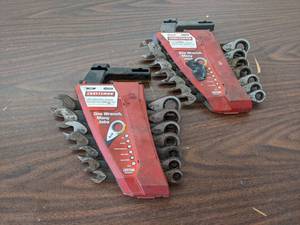 lot 752 image: Lot of (2) Sets Craftsman Ratcheting Combination Wrenches, 1116 to 516 and 17mm to 10mm (14 Wrenches) - SHIPPING AVAILABLE