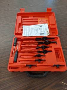lot 775 image: Pittsburgh Snap ring Pliers Set - Part No. 92374 - SHIPPING AVAILABLE