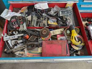 lot 784 image: Lot of Tubing Flare Tools, Tubing Bender, Nut Splitters and More - Drawer NOT Included - SHIPPING AVAILABLE