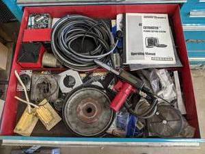 lot 789 image: Lincoln Electric Magnum SG Gun and More - Drawer NOT Included - NO SHIPPING