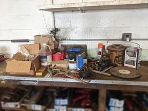 lot 804 image: Large Lot of Shop Supplies and Tools - Vise Grips, Door Knob and More - NO SHIPPING