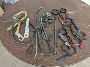 lot 808 image: Oil Filter Wrenches, Pry Bars and More - NO SHIPPING