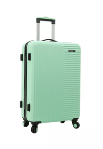 lot 12 image: Brand New Travelers Club Basette Collection  24 Mint Green Luggage
