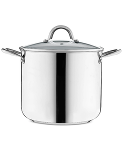 lot 26 image: Brand New Tools of the Trade 12 Quart Stainless Steel Stockpot with Lid