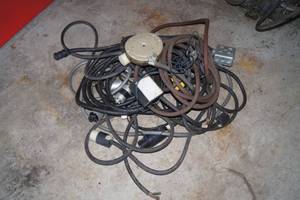 Assorted Wires and Air Hose