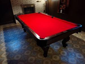 lot 168 image: American Classics 8 Slate Pool Table, wi...