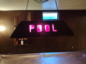lot 169 image: 40 Pool Table Light...
